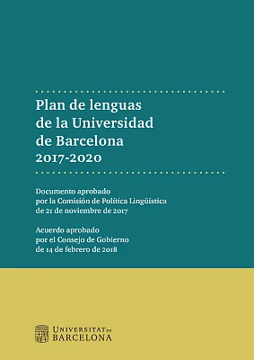 Plan de lenguas de la Universidad de Barcelona 2017-2020 (eBook) Plan de lenguas de la Universidad de Barcelona 2017-2020 (eBook)