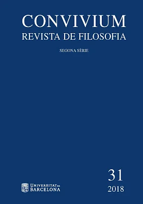 Convivium. Revista de Filosofia núm. 31 Convivium. Revista de Filosofia núm. 31