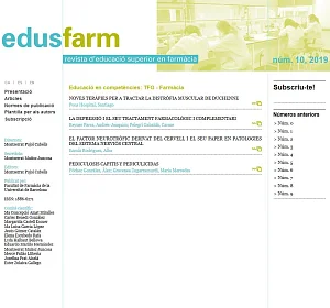 Edusfarm. Revista d’Educació Superior en Farmàcia, núm. 10