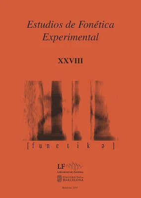 Estudios de Fonética Experimental XXVIII (Revista)