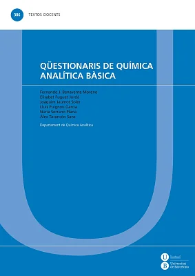Qüestionaris de química analítica bàsica (eBook) Qüestionaris de química analítica bàsica (eBook)