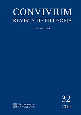 Convivium. Revista de Filosofia núm. 32 Convivium. Revista de Filosofia núm. 32