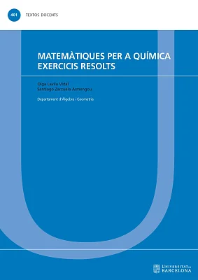 Matemàtiques per a química. Exercicis resolts (eBook) Matemàtiques per a química. Exercicis resolts (eBook)