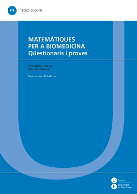 Matemàtiques per a biomedicina. Qüestionaris i proves (eBook) Matemàtiques per a biomedicina. Qüestionaris i proves (eBook)