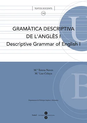 Gramàtica descriptiva de l’anglès I (eBook) Gramàtica descriptiva de l’anglès I (eBook)