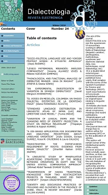 Dialectologia, 25. Revista electrònica