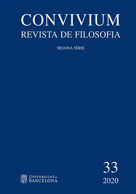 Convivium. Revista de Filosofia núm. 33 Convivium. Revista de Filosofia núm. 33