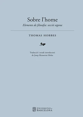 Sobre l’home. Elements de filosofia: secció segona Sobre l’home. Elements de filosofia: secció segona