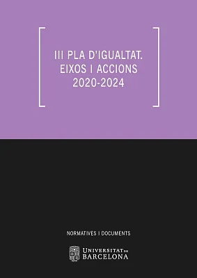 III Pla d’igualtat. Eixos i accions 2020-2024