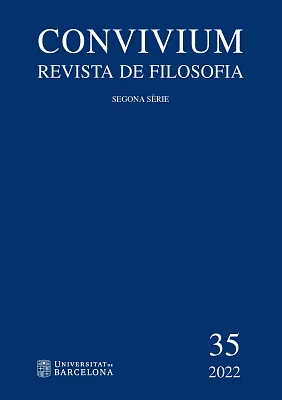 Convivium. Revista de Filosofia núm. 35 Convivium. Revista de Filosofia núm. 35