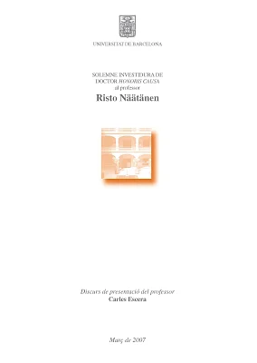 Honoris causa Risto Näätänen (eBook)