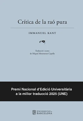 Crítica de la raó pura Crítica de la raó pura