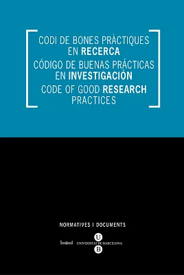 Codi de bones pràctiques en recerca (eBook) Codi de bones pràctiques en recerca (eBook)