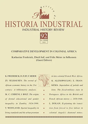 Revista de Historia Industrial – Industrial History Review núm. 92